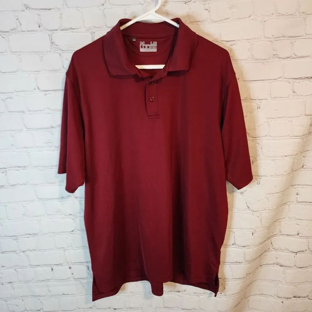 Men's Under Amrour "Heatgear" Burgundy Polo Shirt